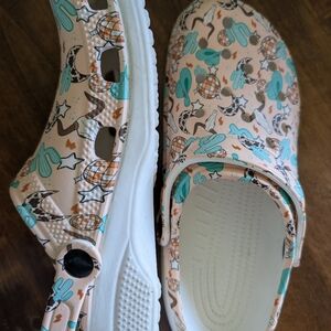 Women's Western Printed Clogs